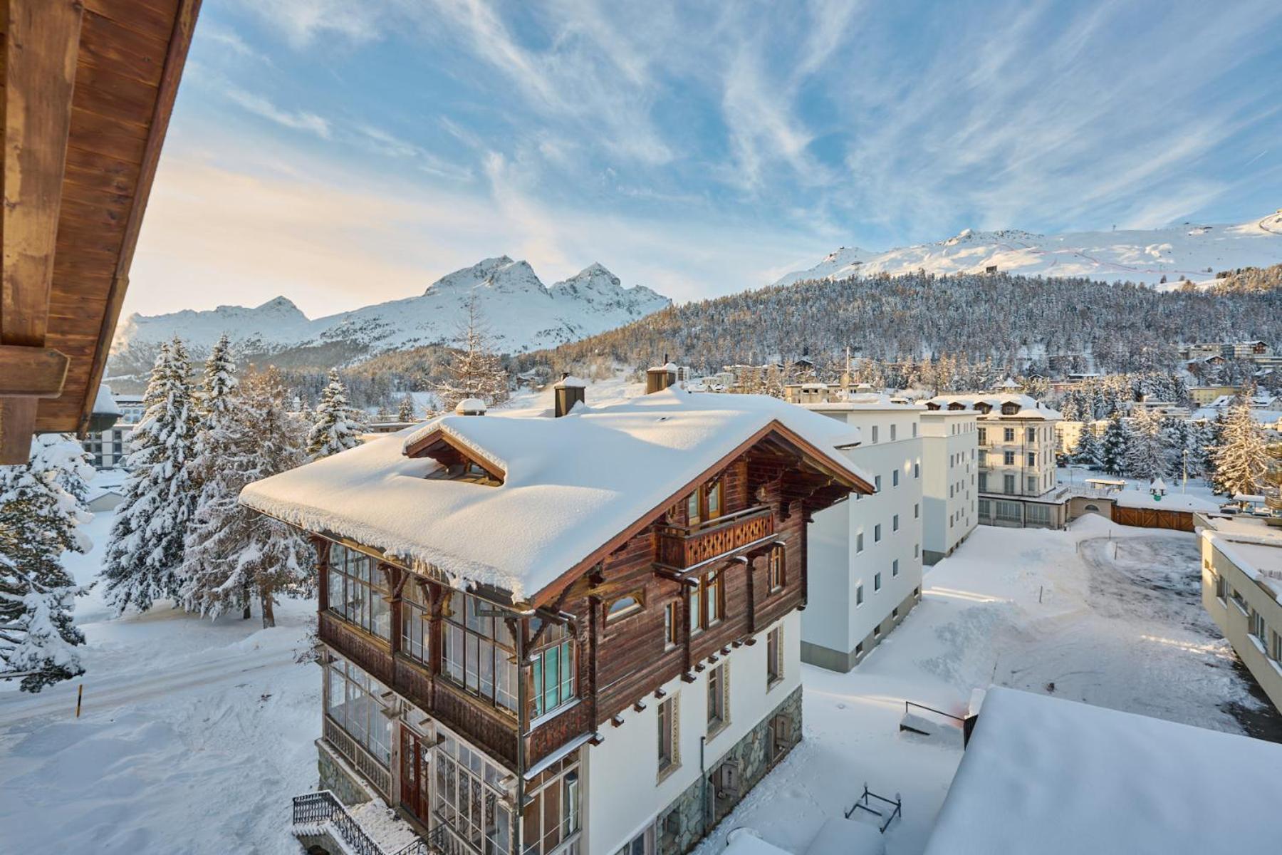 Apartamento Chesa Madrisa St Moritz Exterior foto